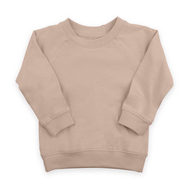 Organic Pullover Sweatshirt - Truffle