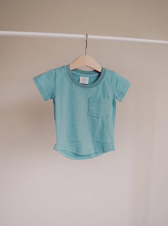 Brushed Cotton Tee - Teal