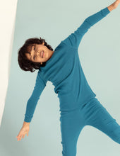 Load image into Gallery viewer, 100% Breathable Cotton Pajamas Teal

