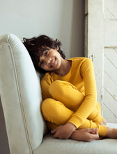 Load image into Gallery viewer, 100% Breathable Cotton Pajamas Mustard
