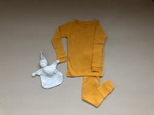 Load image into Gallery viewer, 100% Breathable Cotton Pajamas Mustard

